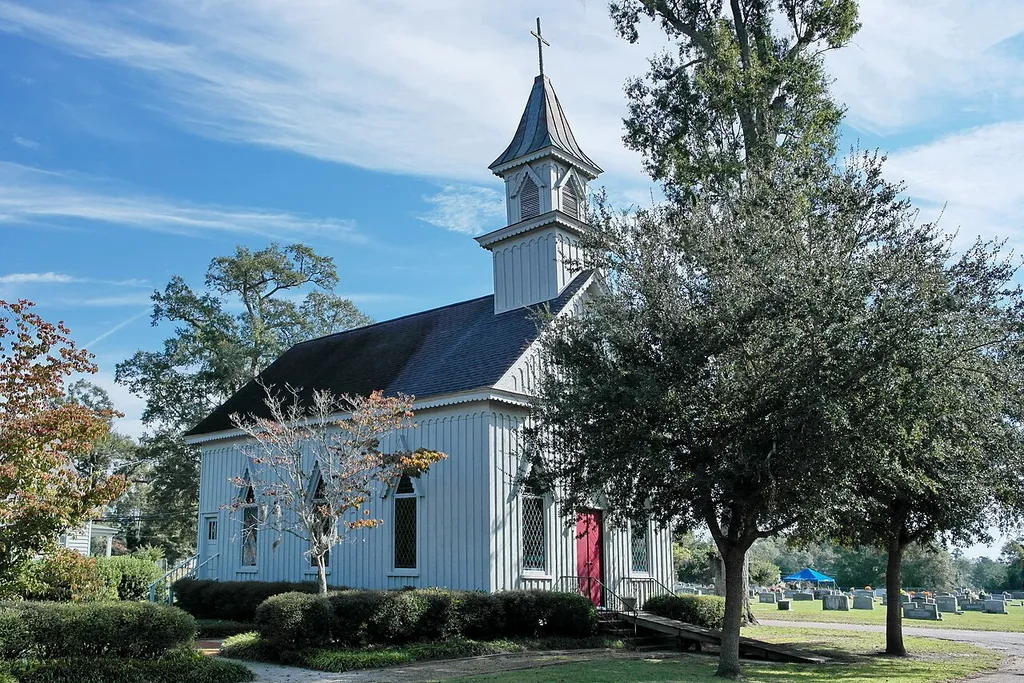 Grace Episcopal Church, Lake View Dr. and Weber St. Trenton