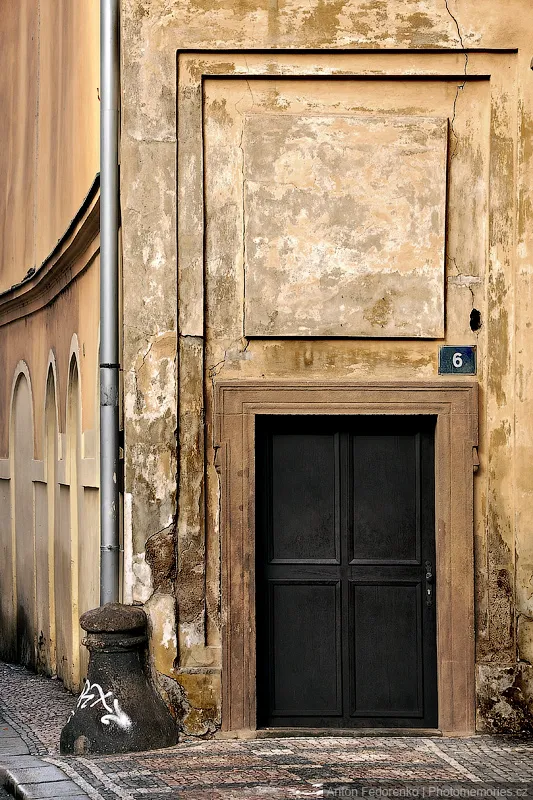 Entrance to the monastery of st. James in Prague
