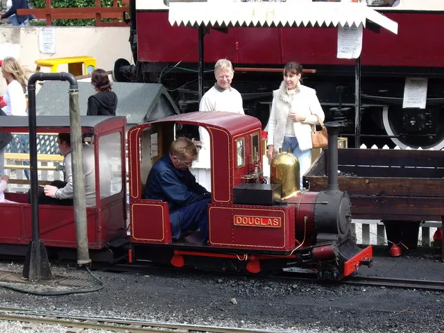 The miniature railway at the Railway Museum, Betws-y-Coed.