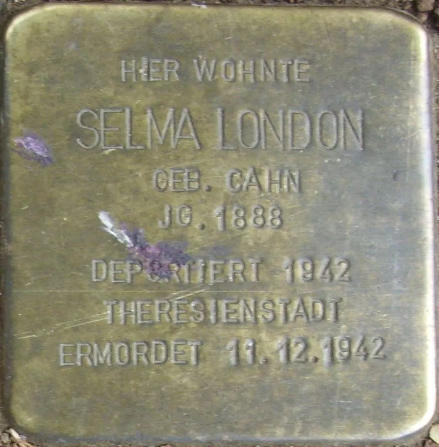 Stolperstein Selma London