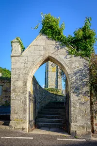 Lychgate At The South West Entrance To The Churchyard Of Church Of St Columba