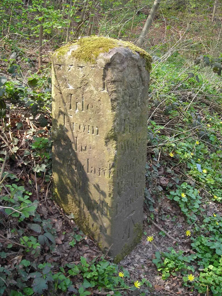 Old Milestone by the B2236, Eastbourne Road, Godstone parish
