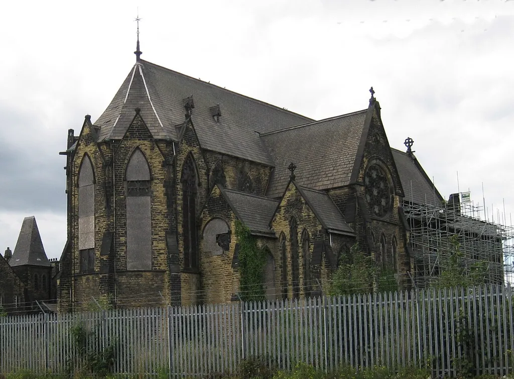 Mount St Mary's Church, Richmond Hill, Leeds. 1853. Roman Catholic. No longer in use.