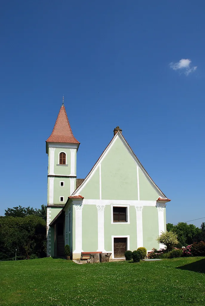 Deutschlandsberg, Steiermark, Österreich: St. Ulrichs-Kirche im Ortsteil Ullrichsberg, Hörbing This media shows the protected monument with ObjektID 3338 in Austria. (Commons, de, Wikidata)