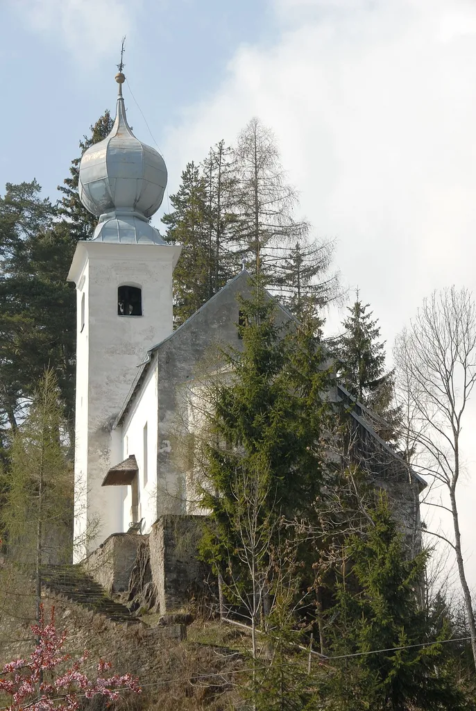 Church Maria in Hohenburg, municipality Lurnfeld, district of Spittal on the Drau, Carinthia, Austria