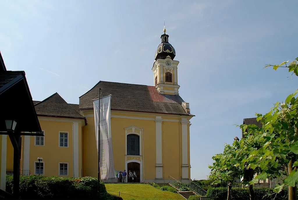 Sulmeck-Greith, Ortsteil Kopreinig, Steiermark, Österreich: Kirche St. Ulrich im Greith This media shows the protected monument with ObjektID 3632 in Austria. (Commons, de, Wikidata)