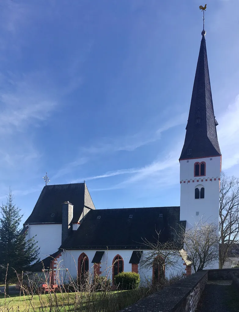 Lutheran Church Thalfang, Germany, seen from north