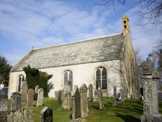 Glass Parish Church Dating from 1791. Contains an organ presented by Sir Frederick Bridge of Cairnbarrow (former organist of Westminster Abbey), who is buried at Walla' Kirk cemetery [NJ4237]. In the bellcote is a recast 1632 bell, attributed to manufacture by Michael Burgerhuys of Belgium.