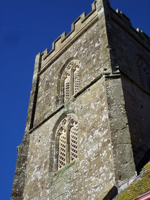 Upper stages of the west tower of St Margaret's parish church, Margaret Marsh, Dorset