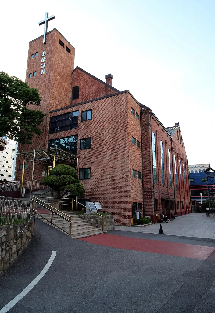 Presbyterian church in Insadong, Jongno-gu, Seoul. Built in 1912.