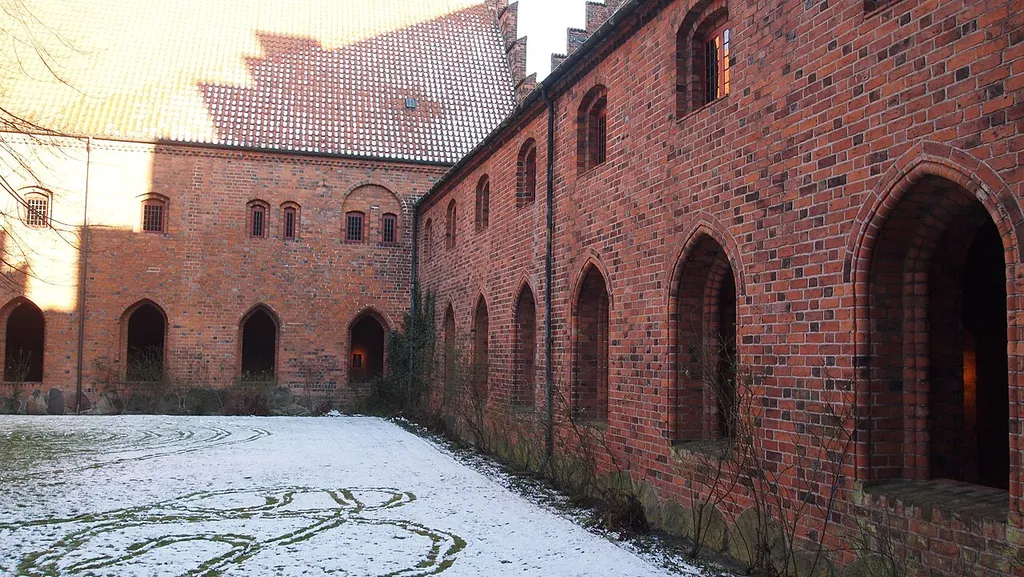 Gårdsplads i Helsingør Karmeliterkloster