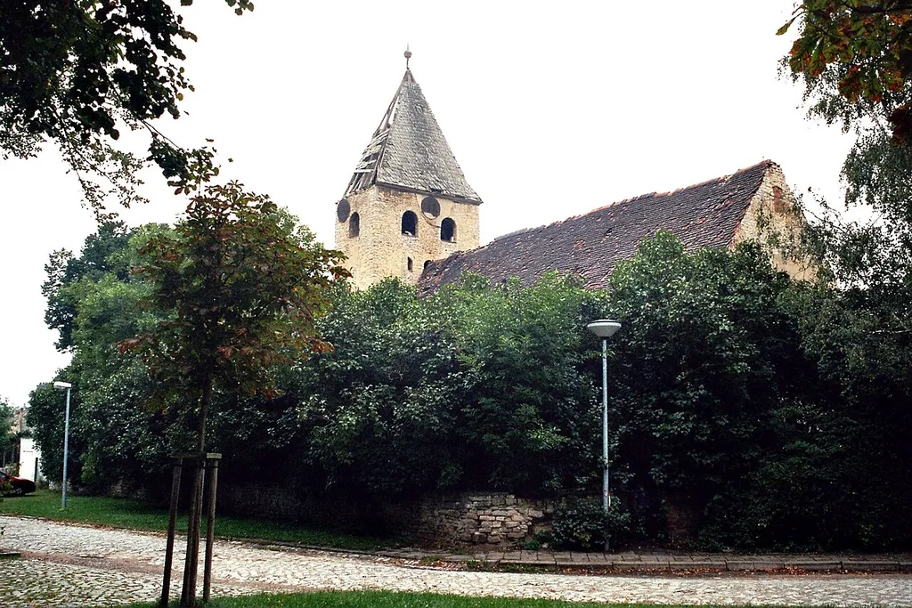 Borne (bei Staßfurt), the church St.Sebastian (Bisdorf)