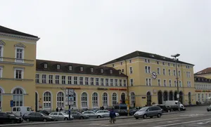 station building at Regensburg Central Station