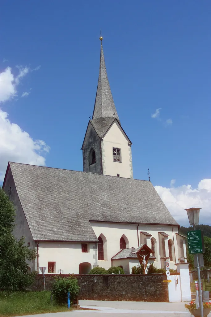 Church in Sankt Salvator at Friesach, Carinthia, Austria