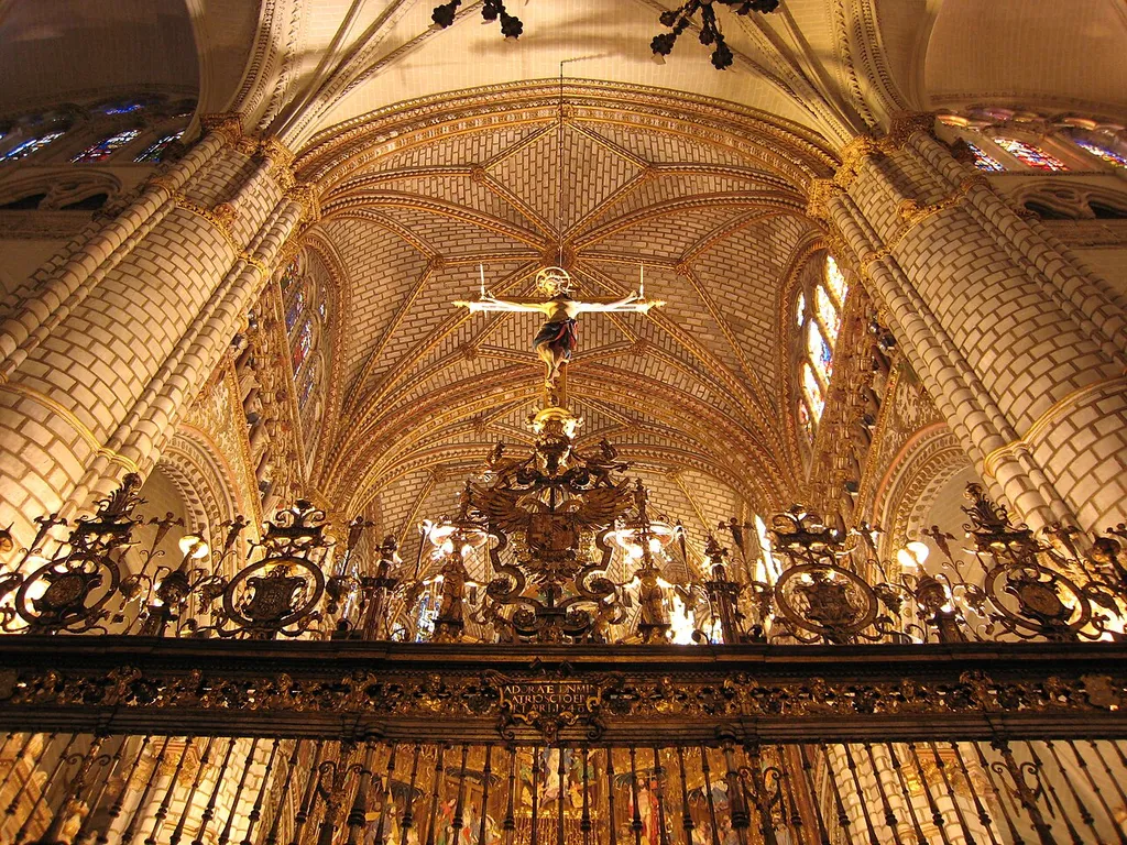 Railings of the main chapel, Toledo Cathedral, Spain