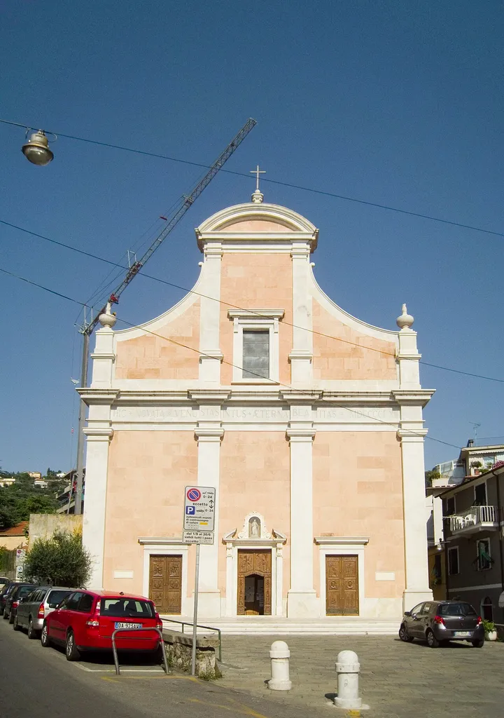 Ma première église italienne des vacances : San Francesco d'Assisi à Lerici. J'en verrai bien d'autres.