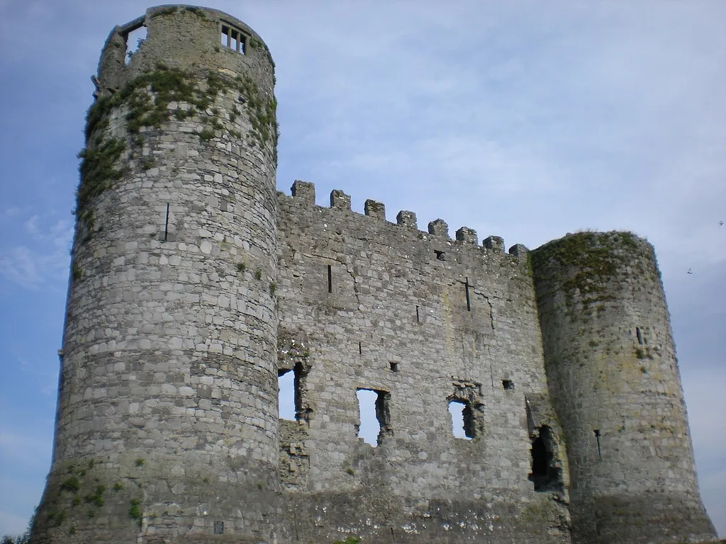 Carlow Castle, located at Carlow, County Carlow, Republic of Ireland.