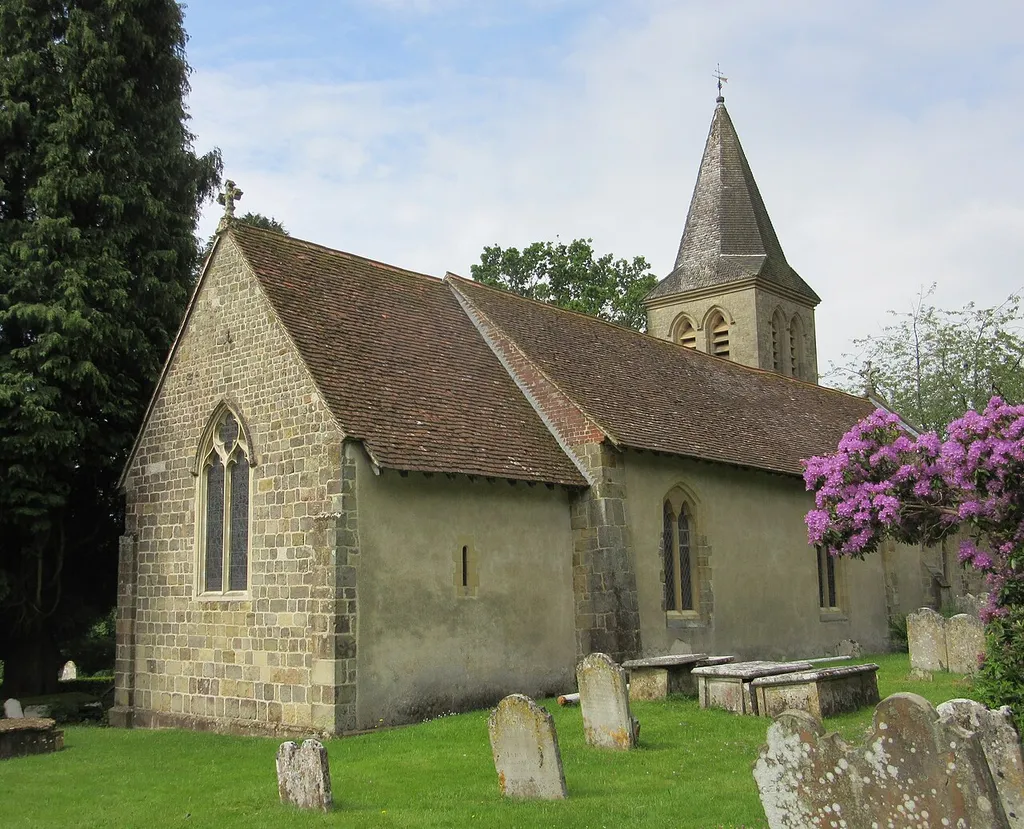 St Margaret of Antioch Church, Church Road, Fernhurst, West Sussex, England. The Anglican parish church of Fernhurst, a large village in the District of Chichester.