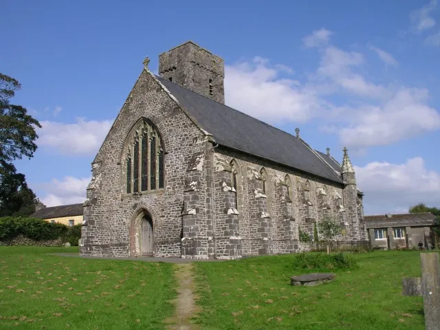 St Andrew's Church Narberth from the graveyard