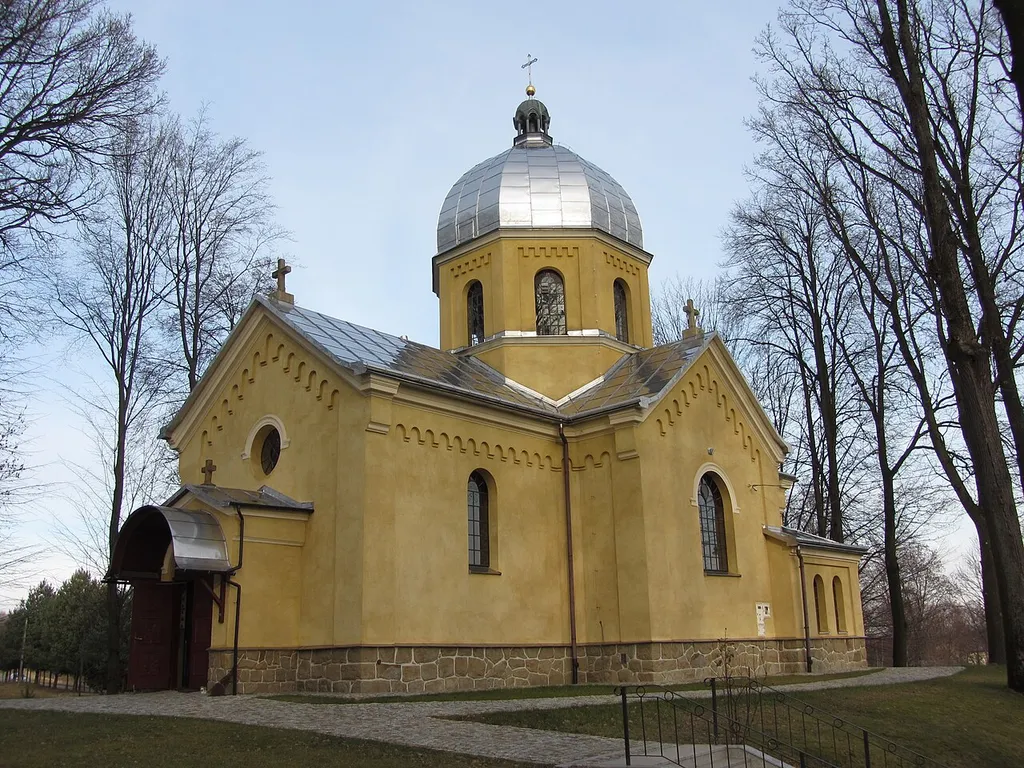 Oparówka, cerkiew gr.-kat., ob. kościół rzym.-kat. fil p.w. NMP, 1912