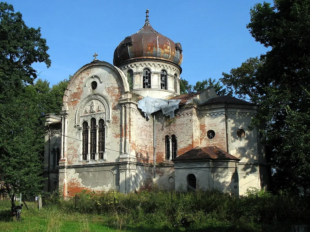 Stary Dzików (Poland), Greek Catholic churchCerkiew greckokatolicka w Starym Dzikowie z 1904 r.