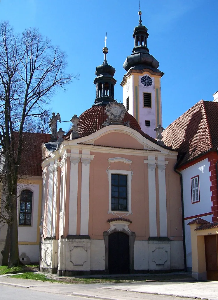 Kostel Navštívení Panny Marie v Borovanech, okres České Budějovice