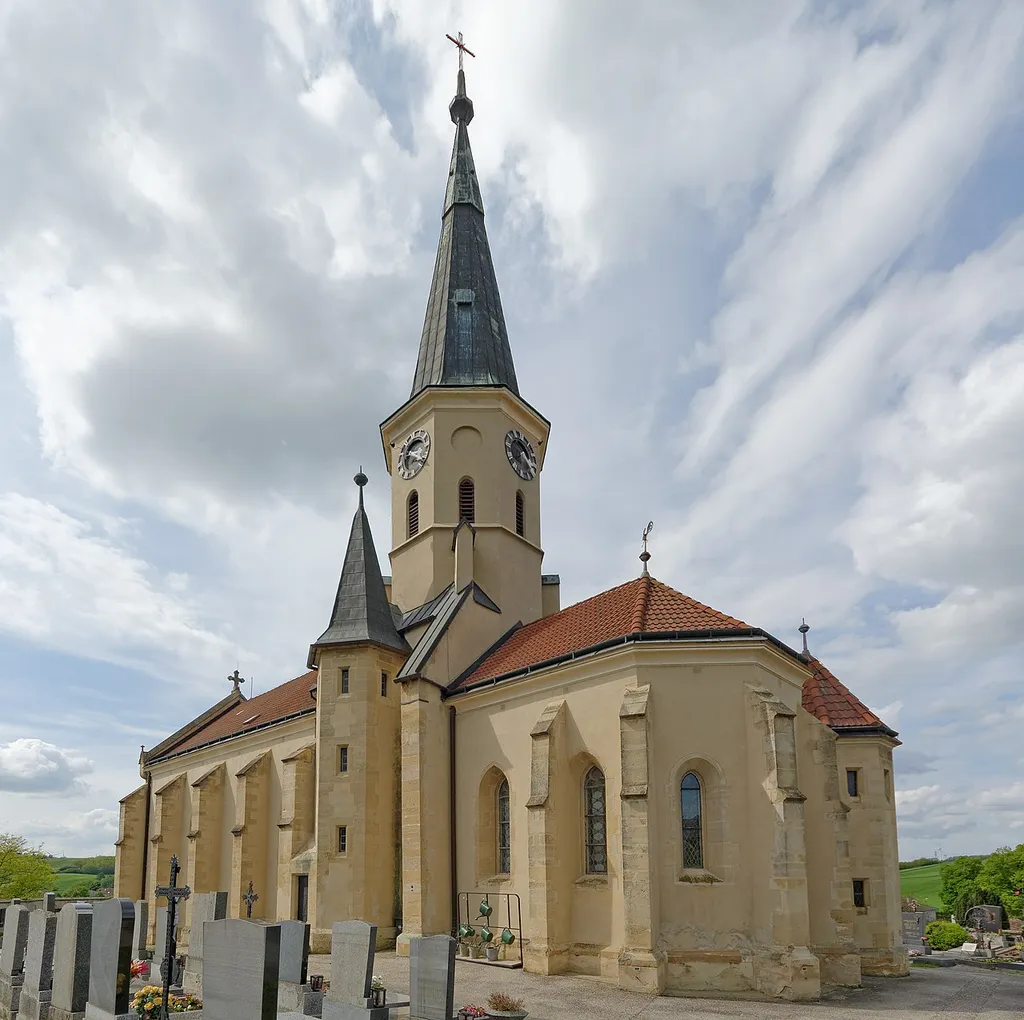 Parish church in Hauskirchen, Lower Austria, Austria