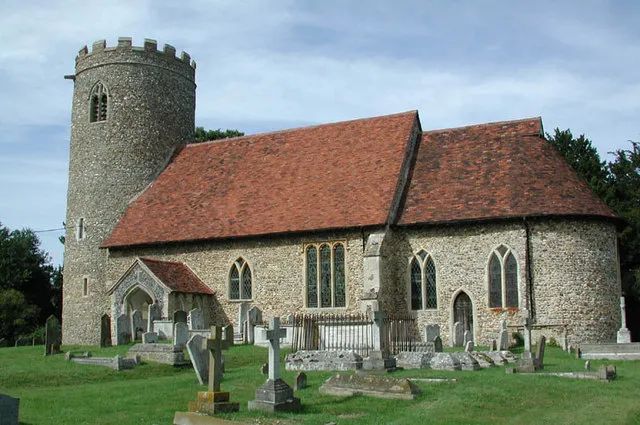 SS Gregory and George parish church, Pentlow, Essex, seen from the southeast