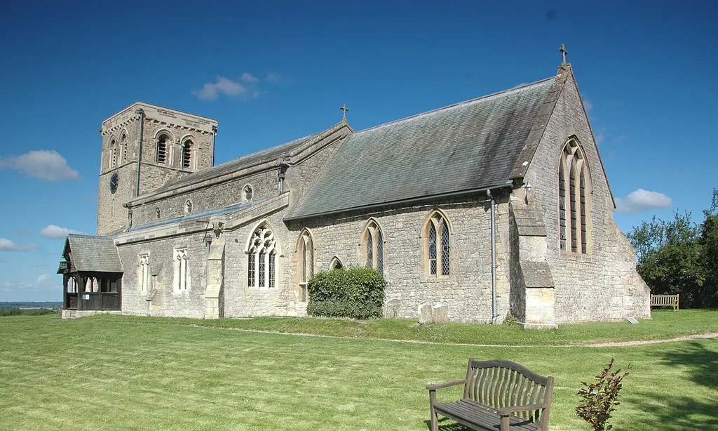 St Mary's parish church, Garsington, Oxfordshire, seen from the southeast