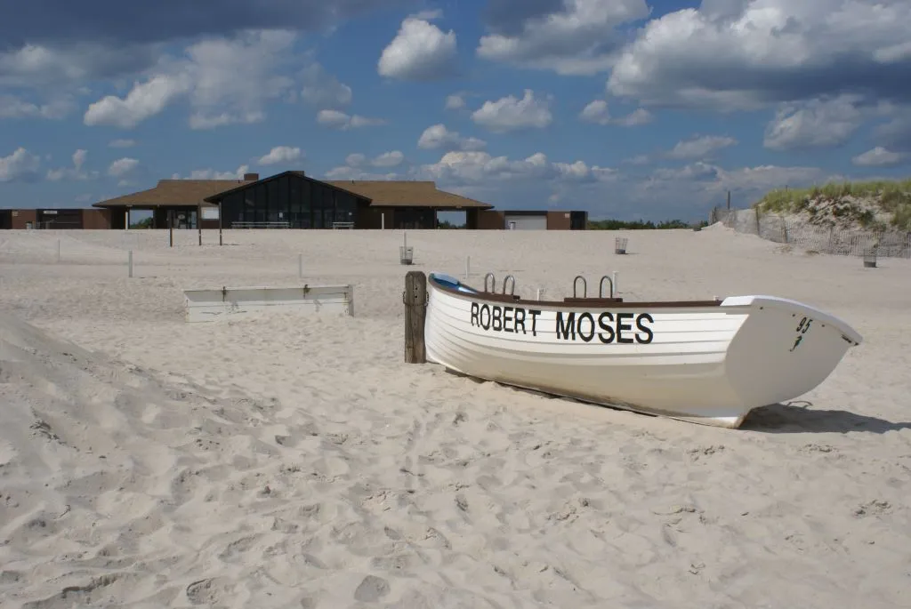 A deserted beach at Robert Moses State Park Field 4