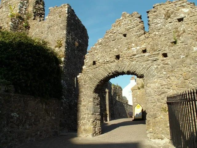 Part of Tenby Castle This 13th century entrance to the castle also leads to the town's museum.