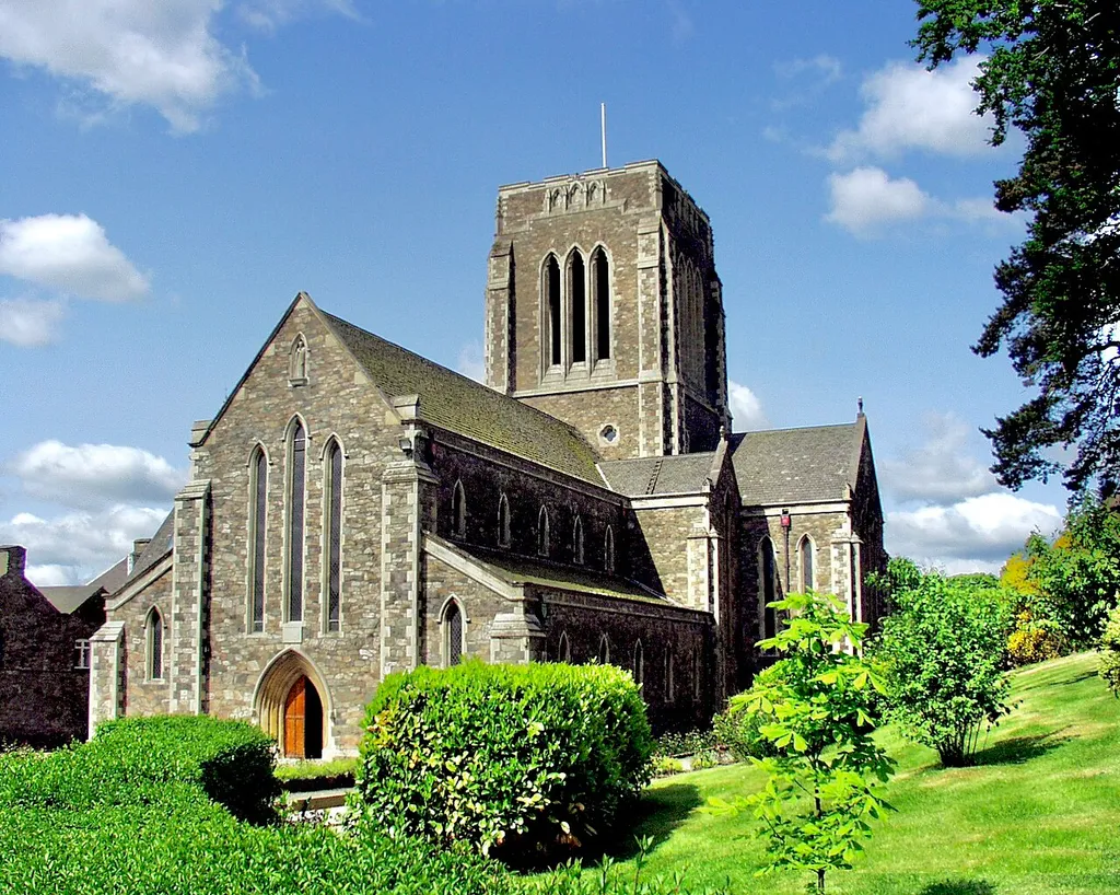 Abbey church of Mount St Bernard Abbey, Charley, Leicestershire, seen from the west