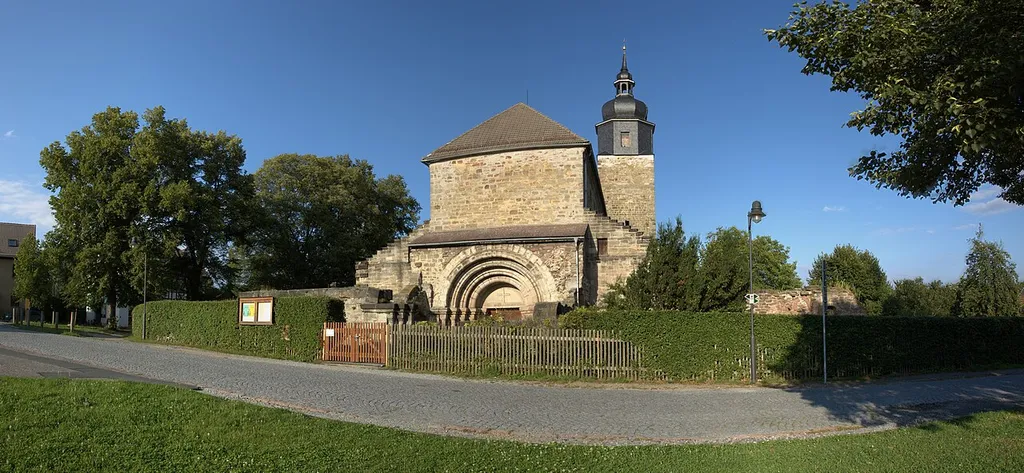 The formaly monastary Thalbürgel in Bürgel