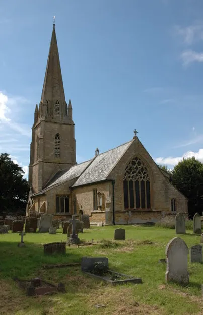 St Thomas of Canterbury parish church, Todenham, Gloucestershire, England, seen from the southeast