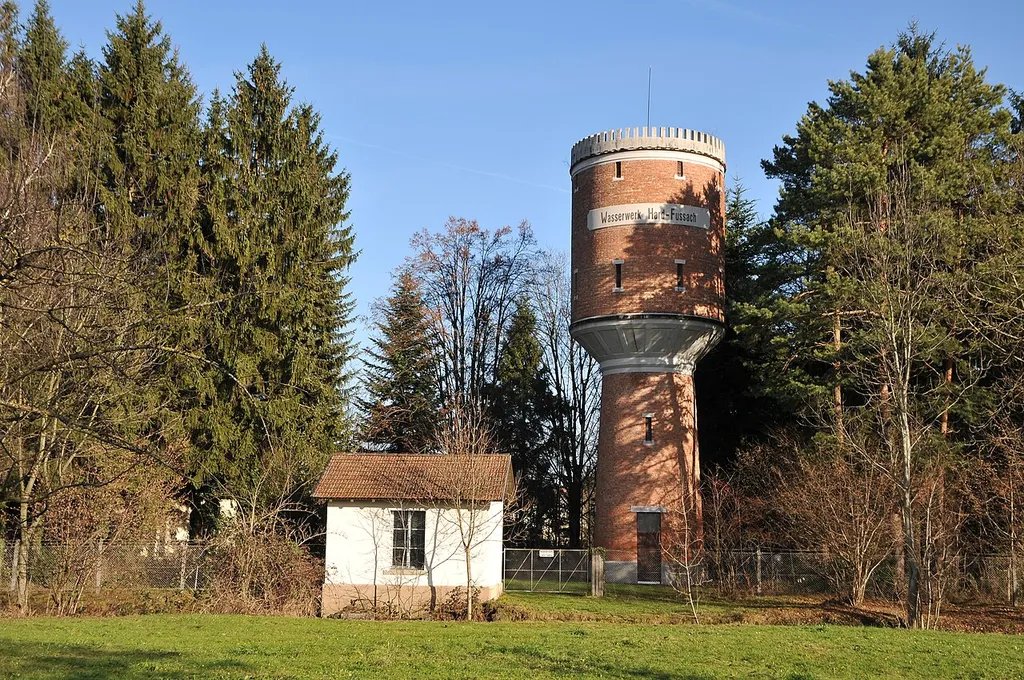 Wasserwerk Hard-Fußach mit Wasserturm