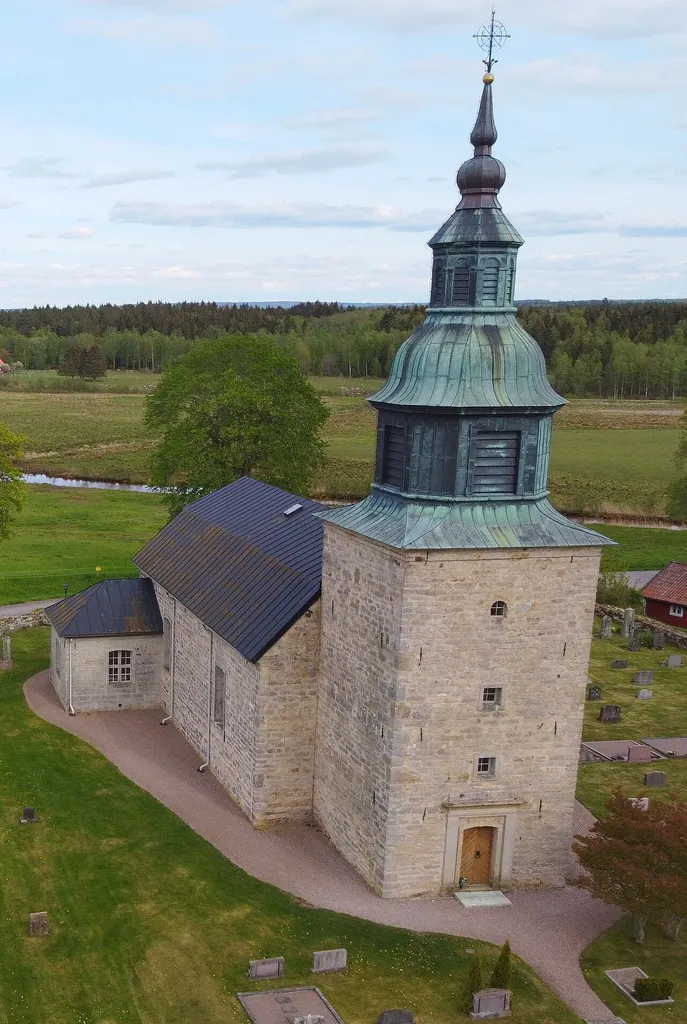 Bjurums kyrka i Skörstorp i nuvarande Falköpings kommun (Skara stift).