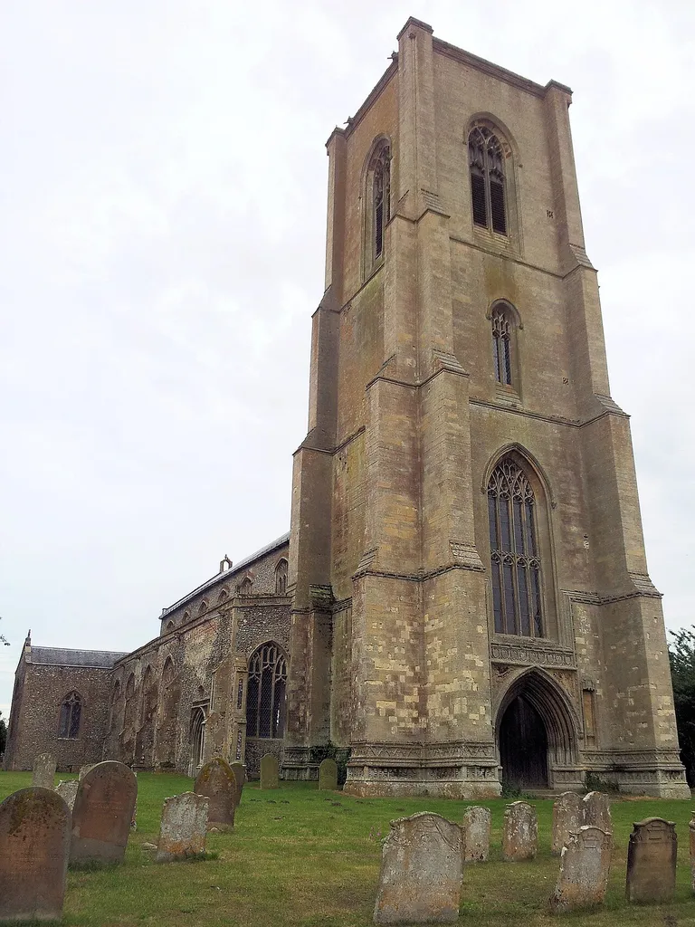 St. Agnes Church and graveyard, Cawston (rear view)