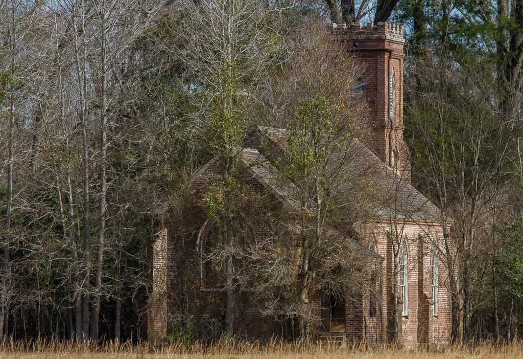 St. Mary's Episcopal Church (abandoned) near Weyanoke, Louisiana