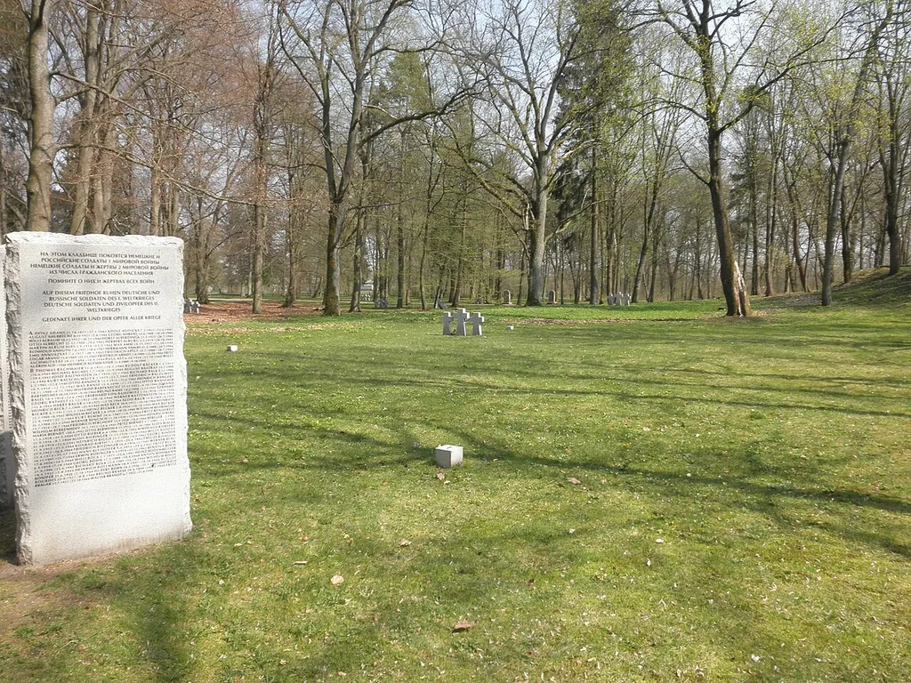 Cemetery Waldfriedhof in Tilsit Sowetsk