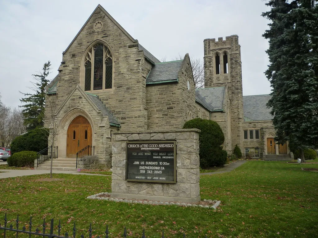 Church of the Good Shepartd (Swedenborgian) at 116 Queen Street North, Kitchener, Ontario