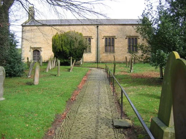 St. Stephen's Church, Snainton. The church is near the east edge of the grid square on the A170