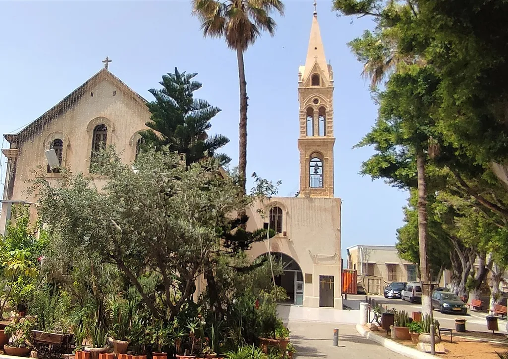 Greek Orthodox Church of St George, Jaffa; view from the east