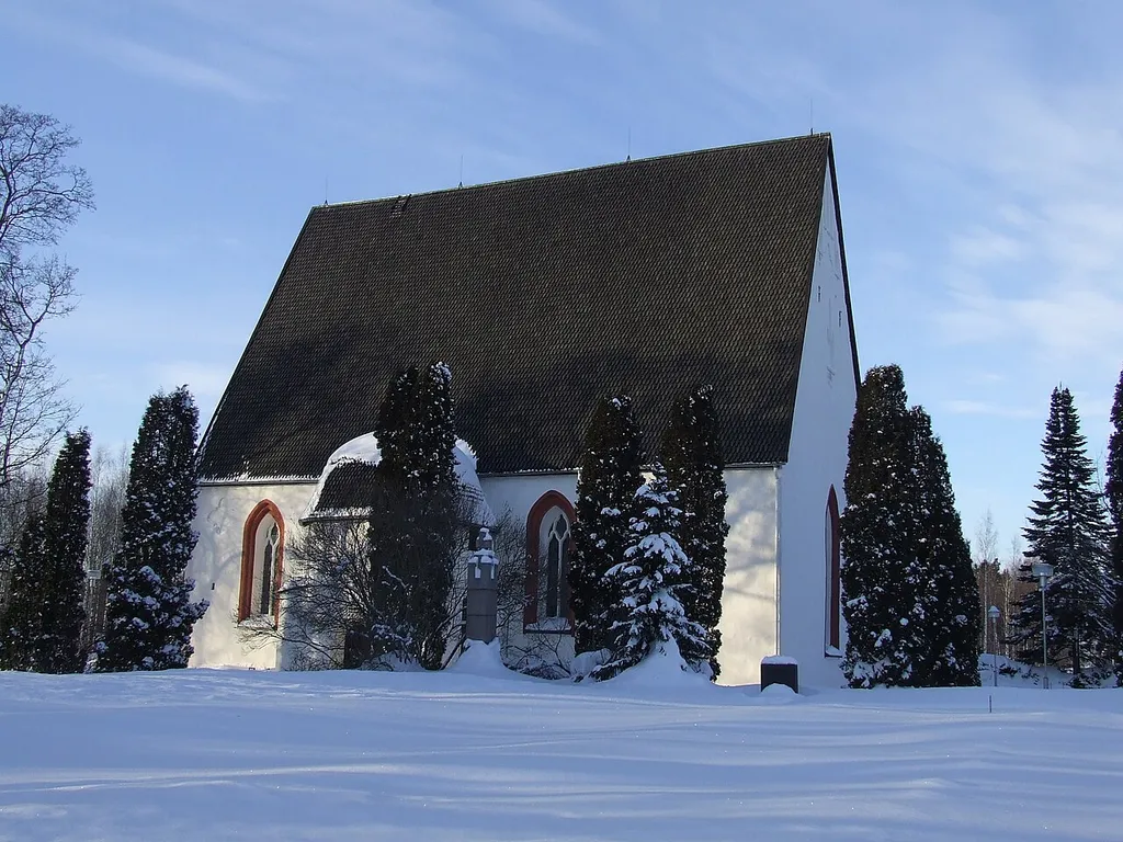 The medieval St. Henry's church in Pyhtää, Finland.