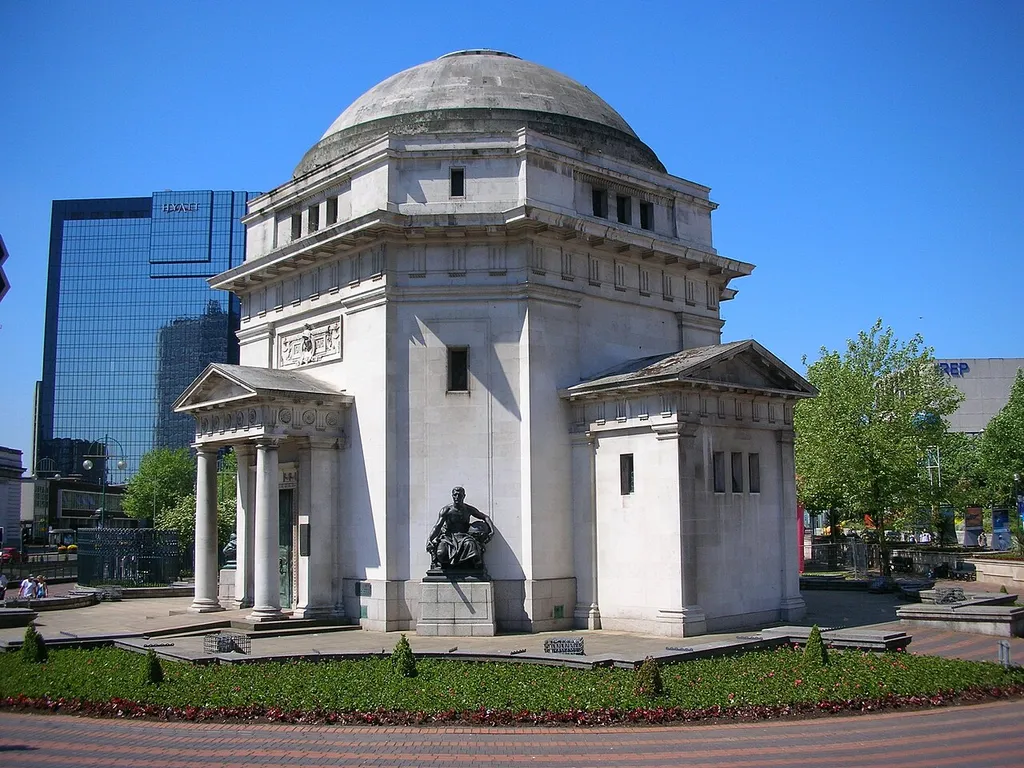 Hall of Memory, Centenary Square, Birmingham, England. 1922-5 by S. N. Cooke and W. N. Twist.