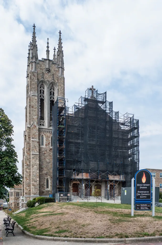 St. Matthews Church during renovations, August 2013.