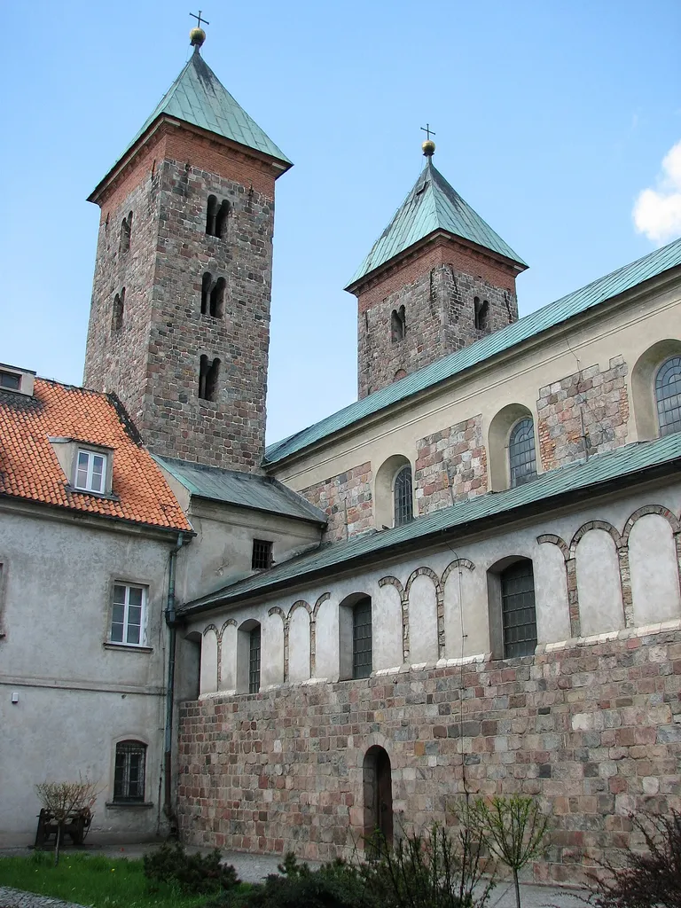 Romanesque church in Czerwińsk nad Wisłą.