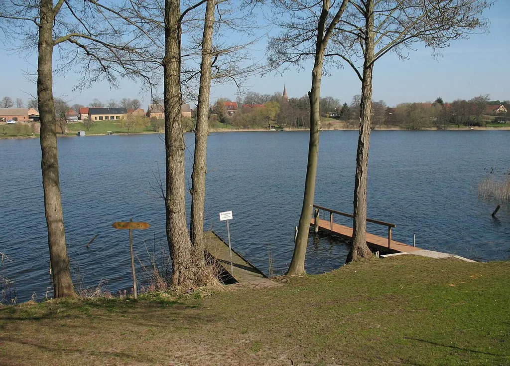 Lake Vielitz in Vielitzsee-Vielitz in Brandenburg, Germany