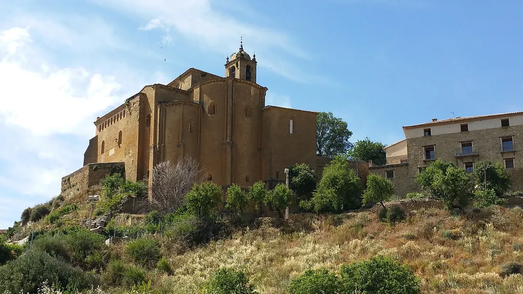 La iglesia de Murillo de Gállego.
