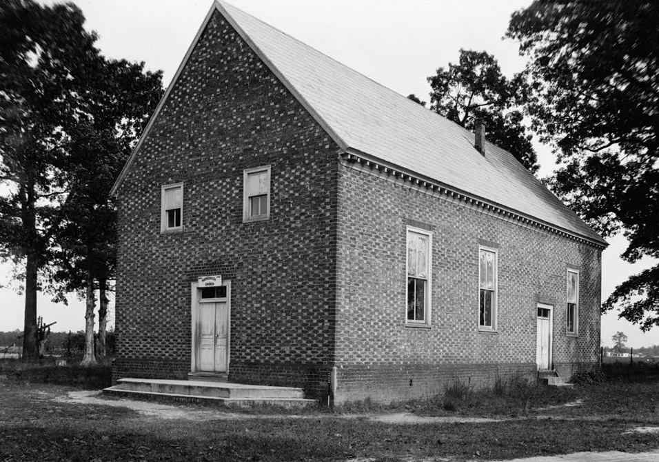 Mangohick Baptist Church, State Route 638, Mangohick vicinity (King William County, Virginia) cropped This file comes from the Historic American Buildings Survey (HABS), Historic American Engineering Record (HAER) or Historic American Landscapes Survey (HALS). These are programs of the National Park Service established for the purpose of documenting historic places. Records consist of measured drawings, archival photographs, and written reports. When reusing please credit: Library of Congress, Prints &amp; Photographs Division, VA,51-MANG,1-1 This tag does not indicate the copyright status of the attached work. A normal copyright tag is still required. See Commons:Licensing. Public domainPublic domainfalsefalse This image or media file contains material based on a work of a National Park Service employee, created as part of that person's official duties. As a work of the U.S. federal government, such work is in the public domain in the United States. See the NPS website and NPS copyright policy for more information.