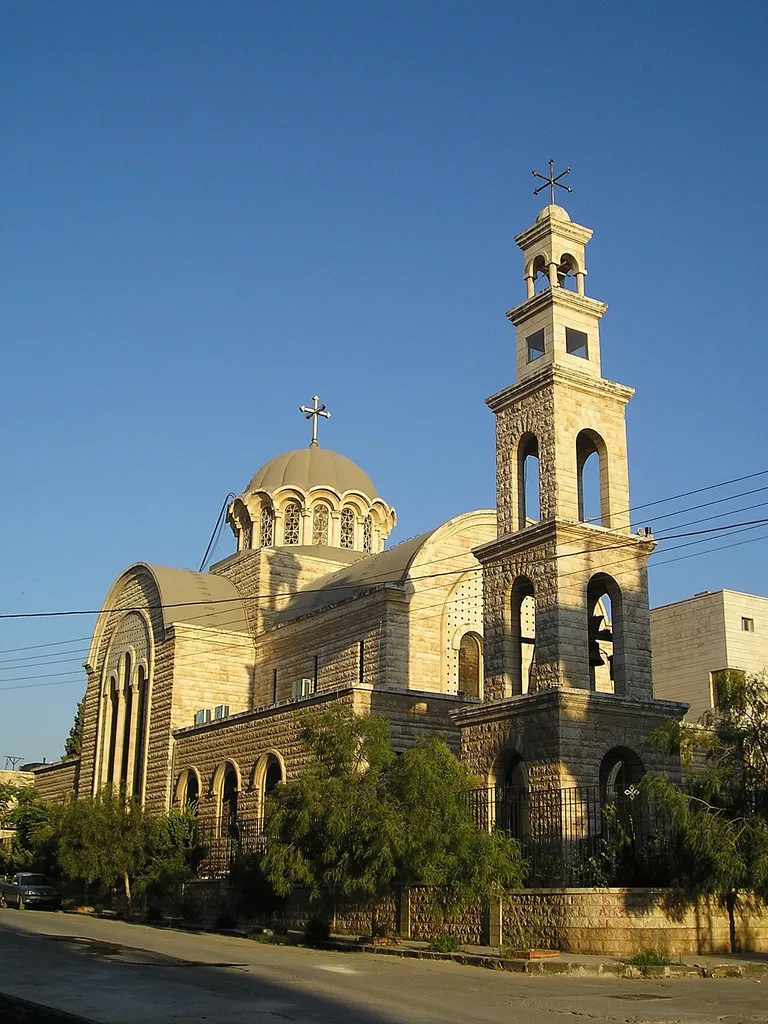 Hama, Syria - a Greek Orthodox church (more precisely, Antiochan Greek Orthodox) of Saint George.